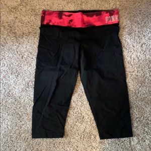 PINK Yoga Capri Leggings.